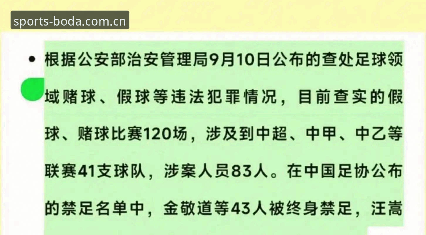揭秘中国足协第三批禁足名单背后的足球腐败真相